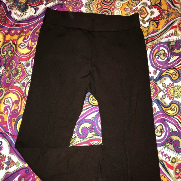 Chico’s Brown Rayon Pants - Size 1 = small/medium - Picture 1 of 3
